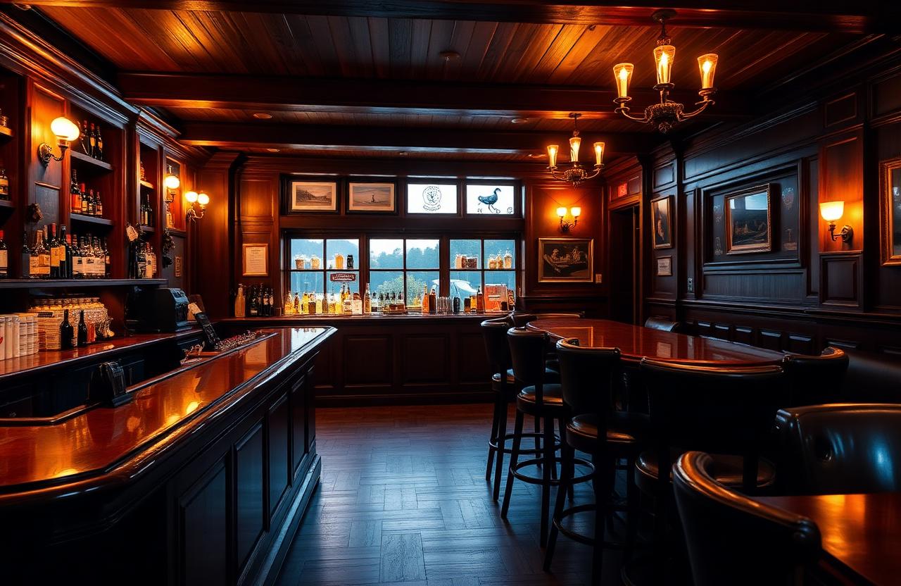 Clubhouse bar
